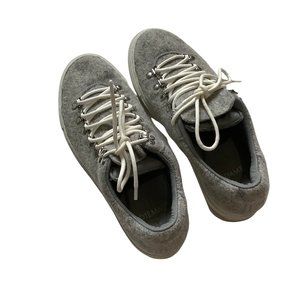 Diemme Italian Grey wool Low Top Lace Up Sneakers